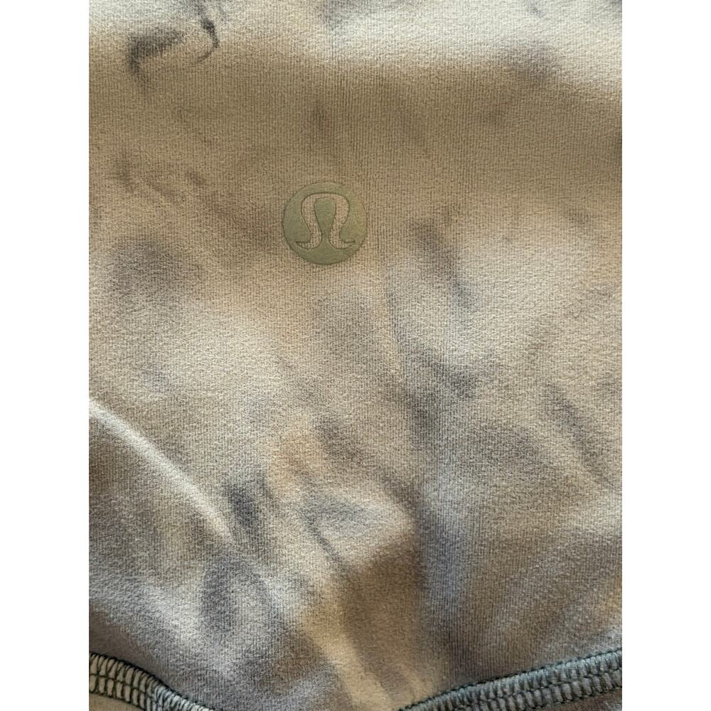 Lululemon High-Rise Full Length Leggings Gray White Tie Dye Size 8 - Picture 2 of 5